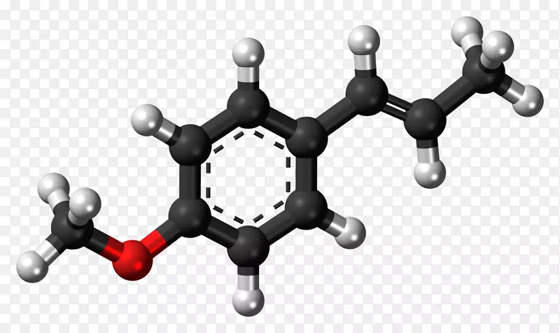 茴香醇分子化学甲基丁香酚