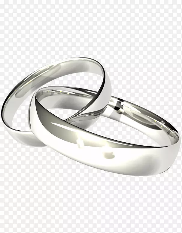 结婚戒指银订婚戒指结婚戒指
