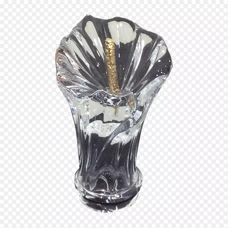 玻璃芳香花-百合花瓶水晶花-玻璃