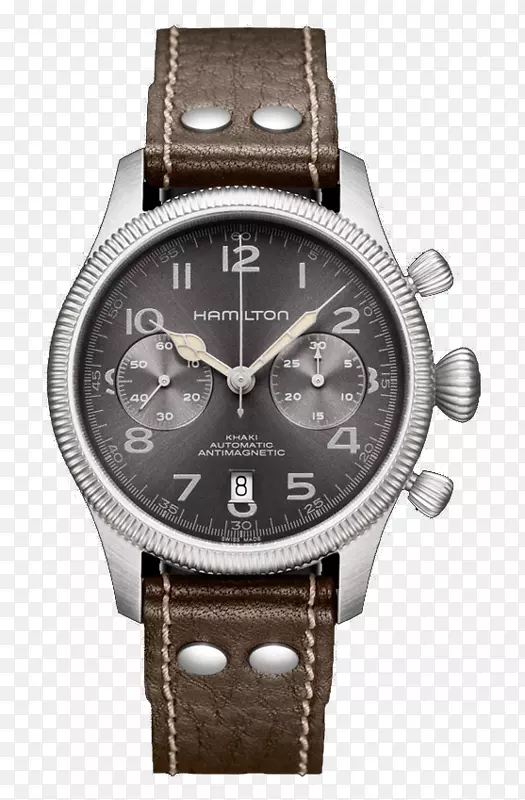 汉密尔顿手表公司自动手表汉密尔顿卡其航空飞行员自动手表