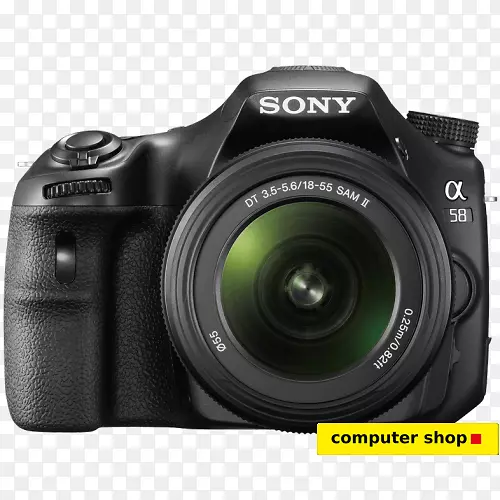 索尼α58佳能透镜安装索尼SLT相机数码单反相机