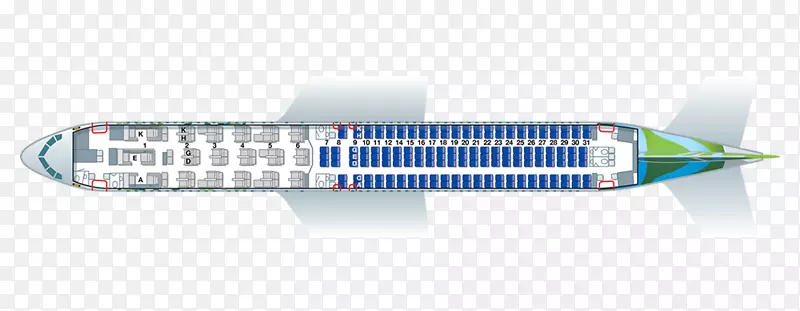 波音767波音737平面图赤道刚果航空公司-波音767