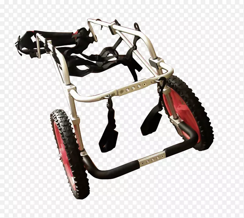 轮椅移动辅助犬残疾达克斯狗自行车踏板.轮椅