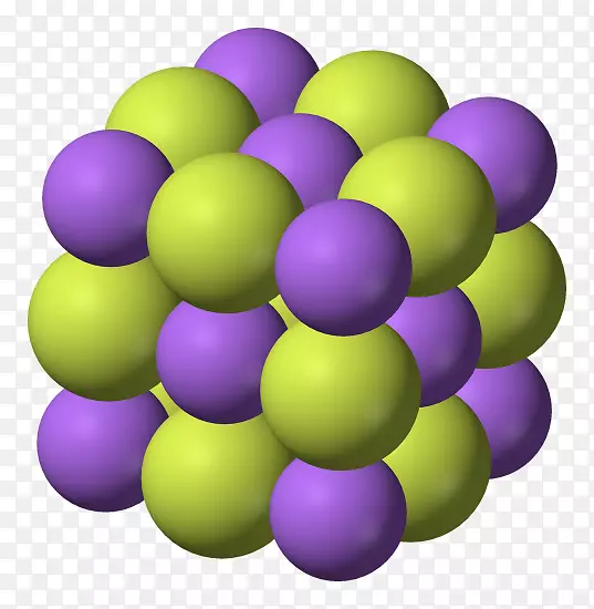 氟化钠离子键合晶体结构离子键合