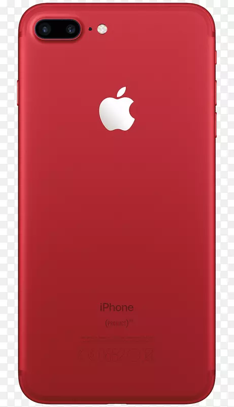 苹果iPhone 7加上产品红色电话-苹果