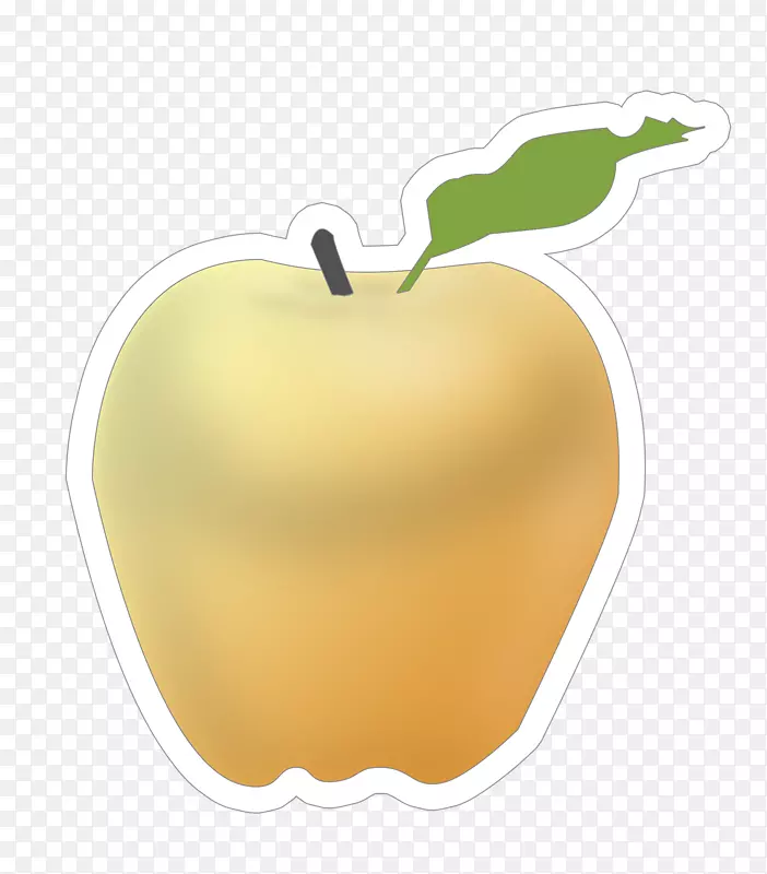 苹果果冻剪贴画-苹果