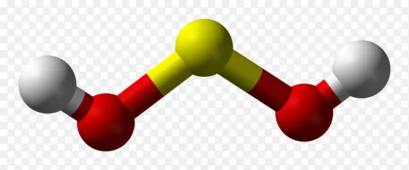 磺基酸过氧单硫酸亚硫酸-分子模型