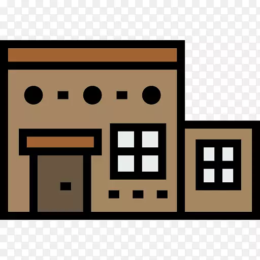 计算机图标，房子，建筑，剪贴画.位置标志元素