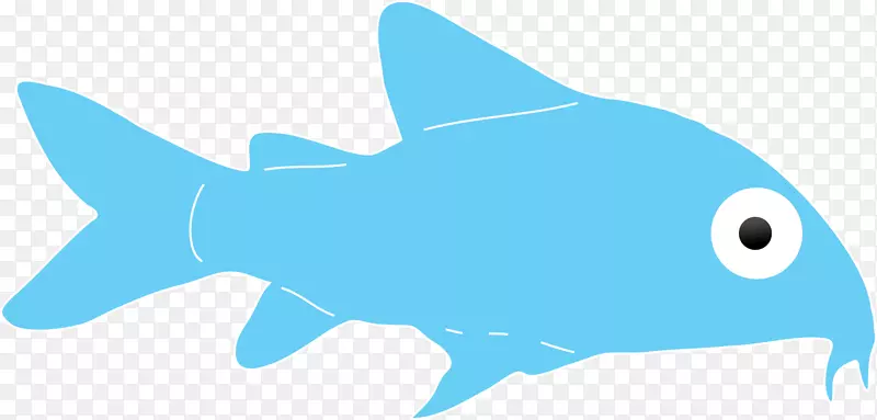 鲨鱼、海洋生物、海豚剪贴画-鲨鱼