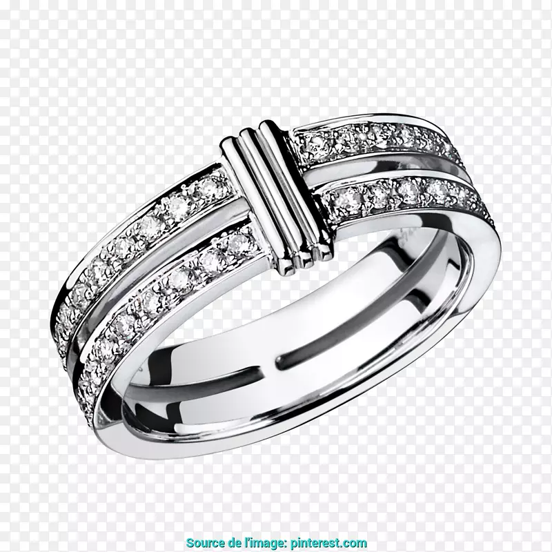 结婚戒指钻石毛布森金结婚戒指