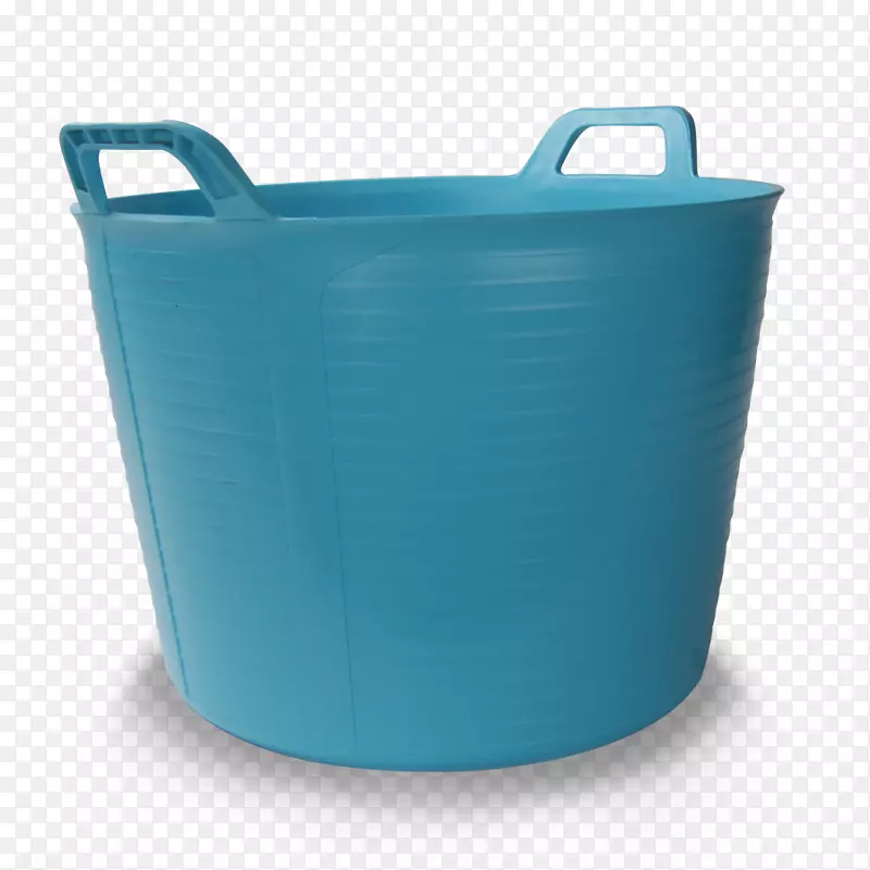 塑料篮子蓝色盖子绿松石.塑料篮子