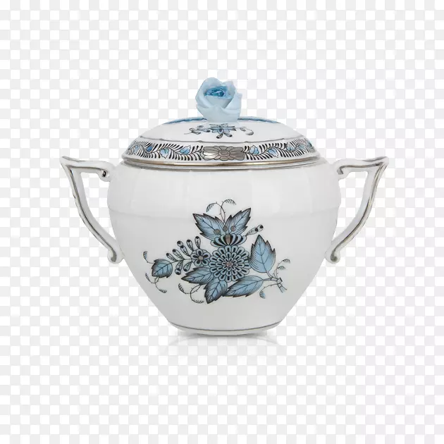 茶托陶瓷茶壶杯糖盆