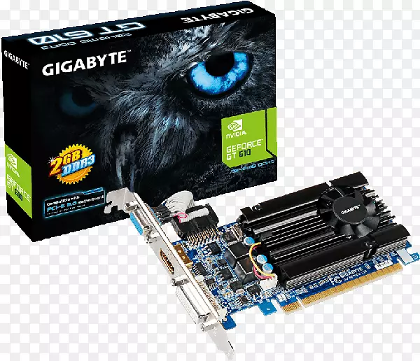 显卡和视频适配器NVIDIA GeForce GT 710 NVIDIA GeForce GT 610 PCI Express-NVIDIA ...