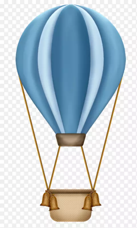 热气球蓝夹艺术气球