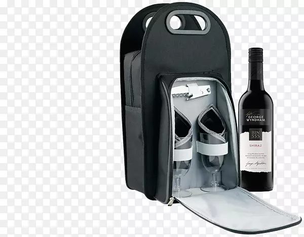 热袋礼品野餐在Ascot冷却器背包-葡萄酒冷却器