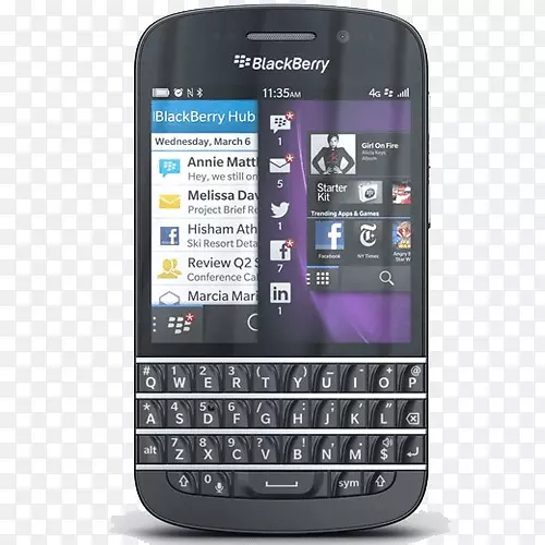 黑莓Z10智能手机黑莓大胆电话黑莓10-黑莓10