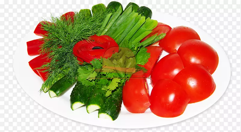 番茄天然食品叶类蔬菜装饰-番茄