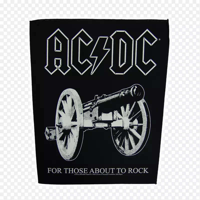 AC/DC t恤给即将摇滚乐的人，我们向您致敬，您穿着黑色徽标-t恤。