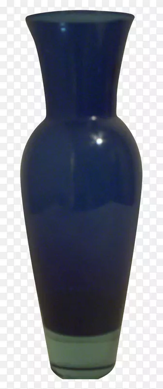 花瓶钴蓝玻璃花瓶