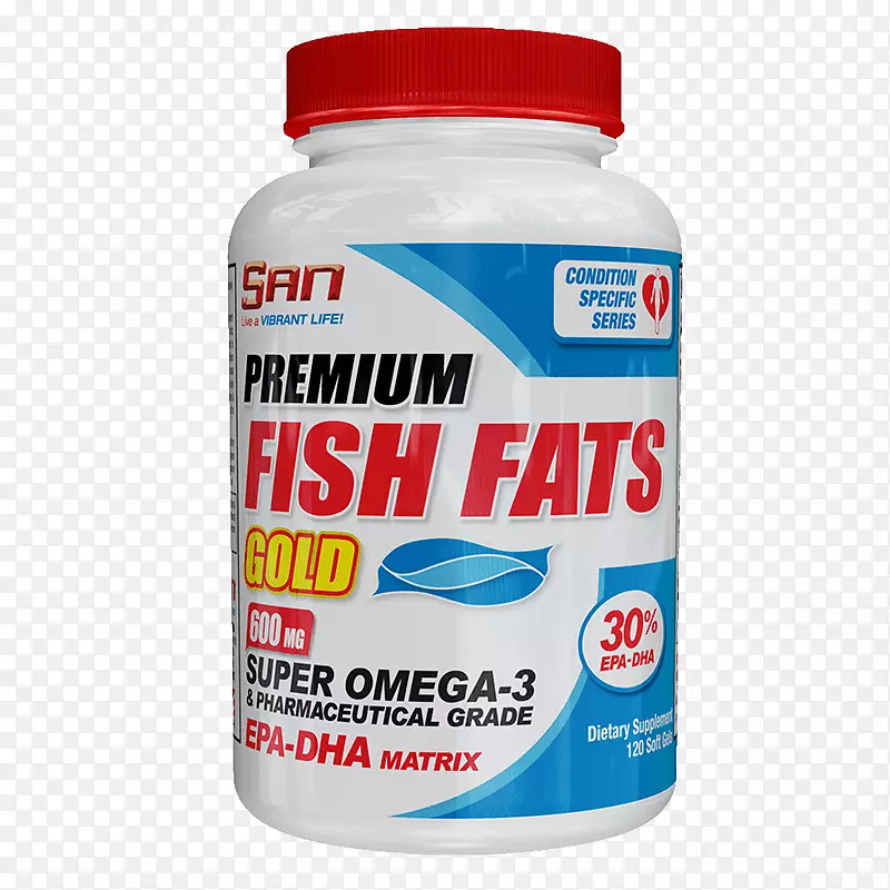 膳食补充剂鱼油ω-3脂肪酸必需脂肪酸-健康