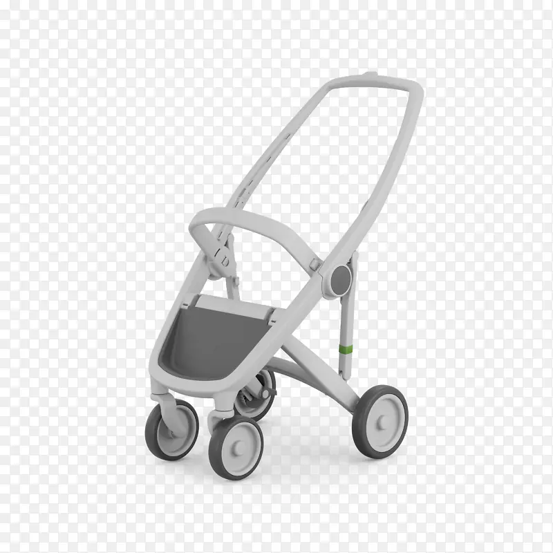 婴儿运输灰色夏季婴儿3D轻巧婴儿和蹒跚学步的汽车座椅底盘-Vali