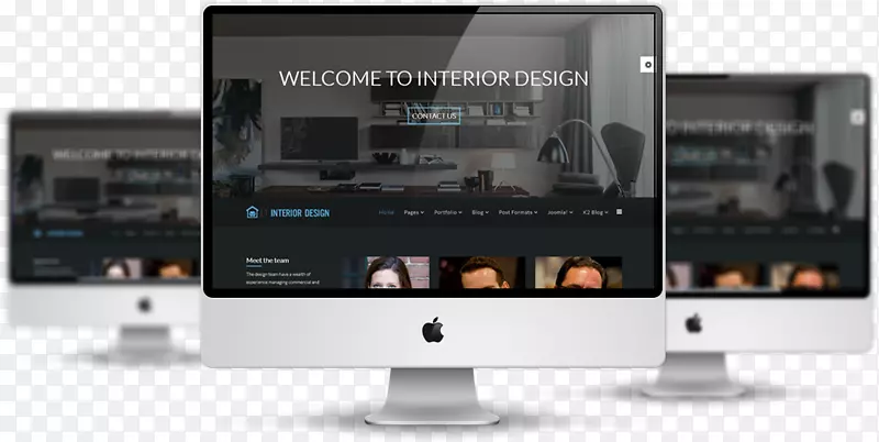 响应式网页设计模板Joomla室内设计服务.设计
