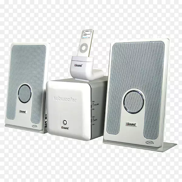 计算机扬声器梦想GEAR I.声音和谐，iPodPSP，PC，Macpng扬声器系统，w/低音炮-945等
