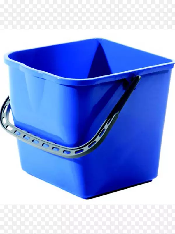 蓝色塑料桶拖把清洗桶