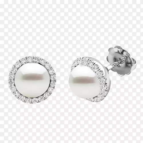 珍珠耳环钻石珠宝结婚戒指养殖淡水珍珠