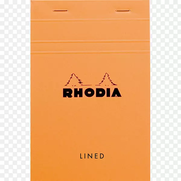 标准纸张尺寸Claireontaine-Rhodia笔记本橙色-笔记本