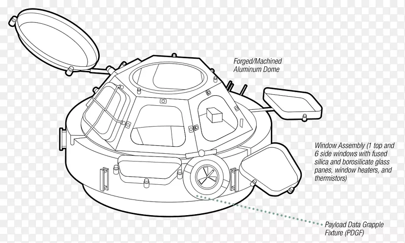 冲天炉国际空间站窗口厘米草图