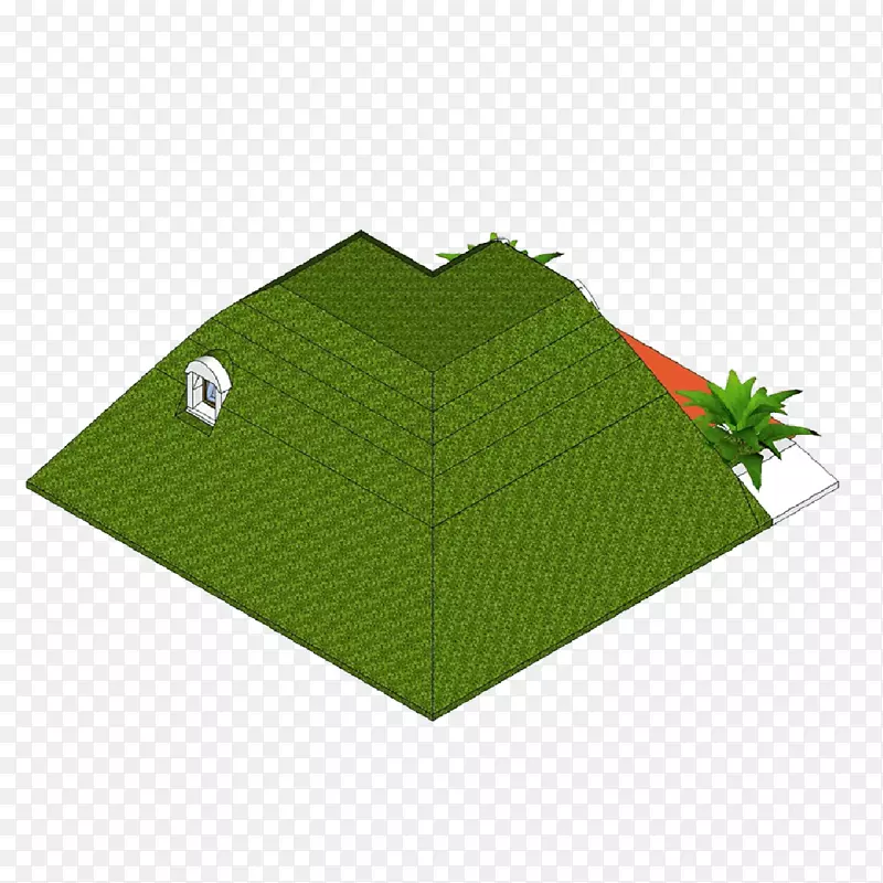 人工草皮纸模型草坪轨道运输模型草