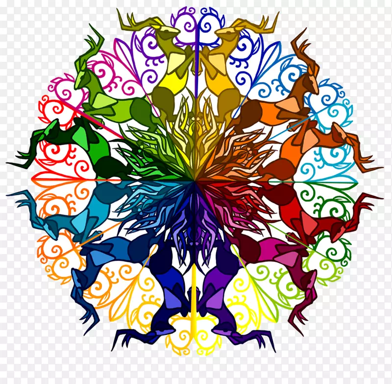 花色设计色轮色彩理论图形设计-2011 MLS超模