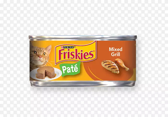 猫粮肉汁Frisies经典派特猫湿式食物混合烤架