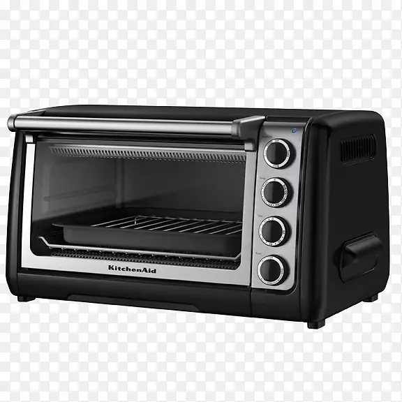 台面烤箱-红玛瑙黑色厨房辅助对流烤箱-烤箱
