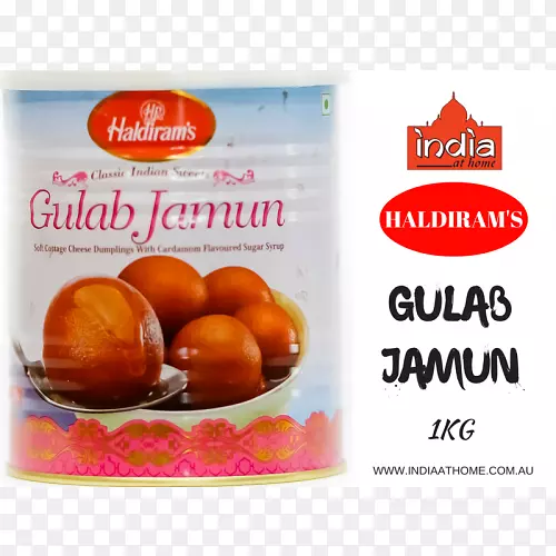 古拉布·贾蒙·哈迪拉姆的德里拉斯巴里食品