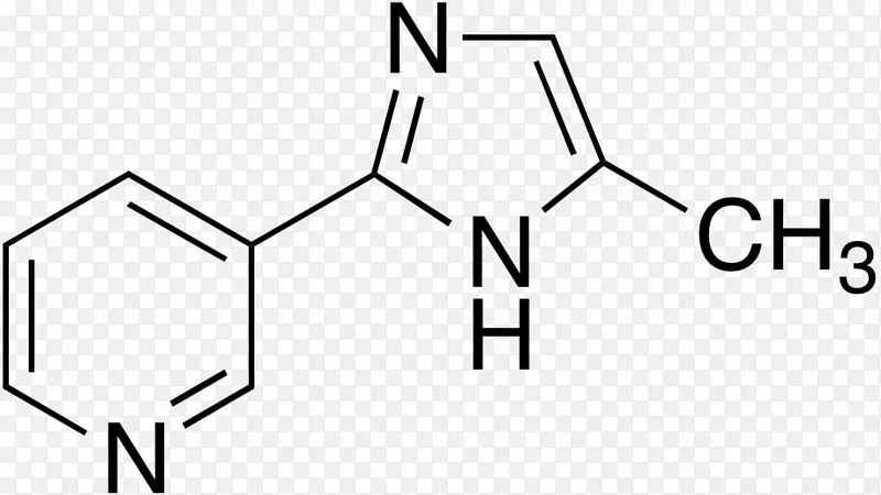 分子化学化合物原子分子式-4-甲基咪唑
