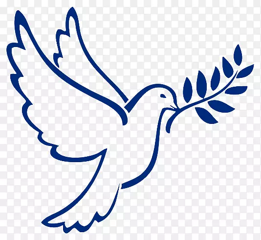 鸽是象征和平的象征，是哀悼鸽子的象征。
