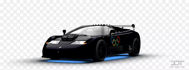 超级跑车汽车设计跑车运动原型-Bugatti EB 110