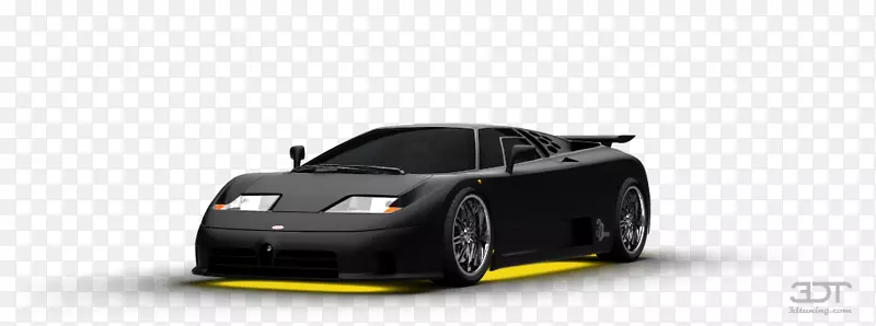 超级跑车汽车设计紧凑型汽车照明.Bugatti EB 110
