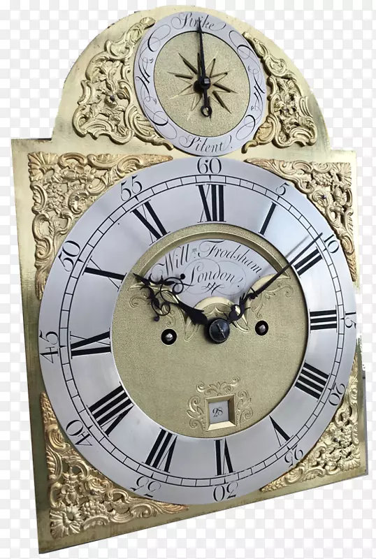 托架钟表表带地板和祖父钟.钟