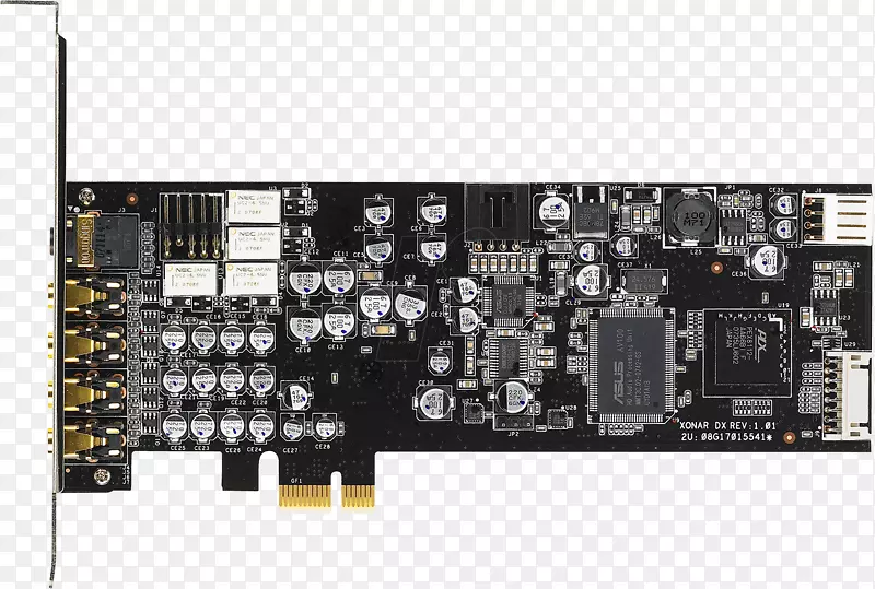声卡和音频适配器华硕xonar dx 7.1环绕声PCI Express