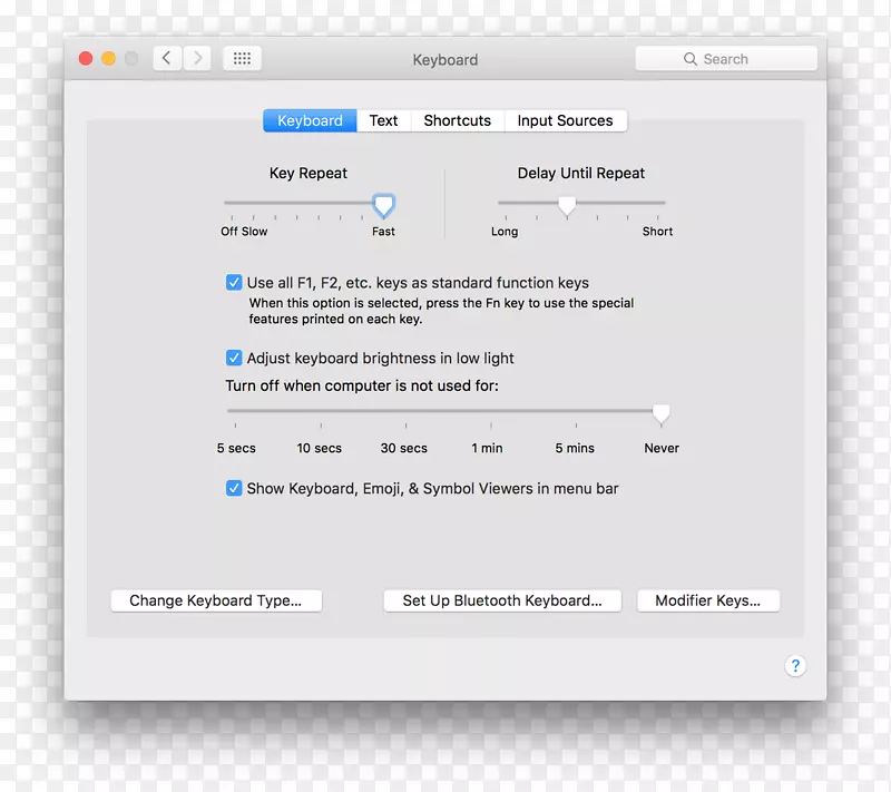 计算机程序计算机键盘mac book pro macbook功能键
