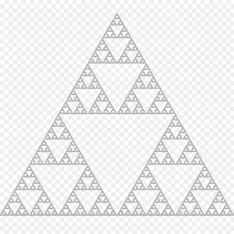 Sierpinski三角形分形Sierpinski地毯曲线-三角形