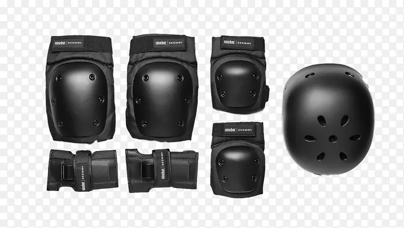 赛格威pt自平衡滑板车九机器人公司。头盔肘垫