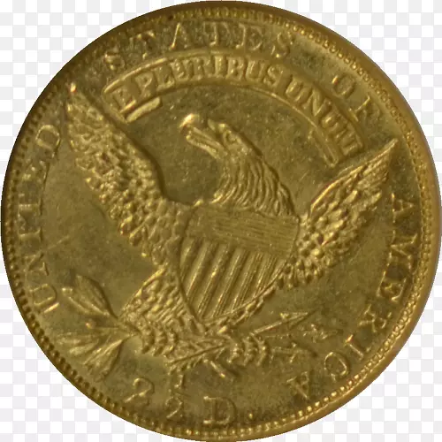 硬币费城薄荷黄金半便士鹰-步行自由半美元