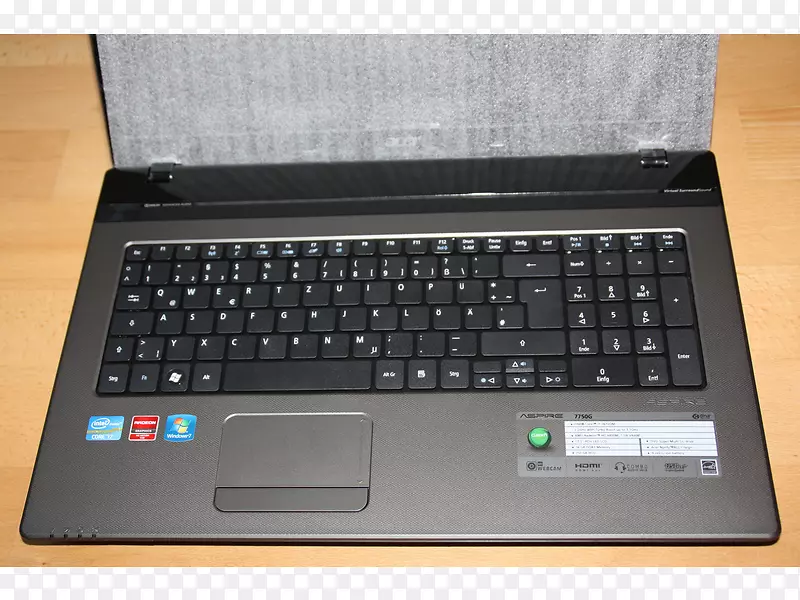 电脑键盘膝上型电脑上网本电脑硬件宏碁希望7750g 17.30-膝上型电脑