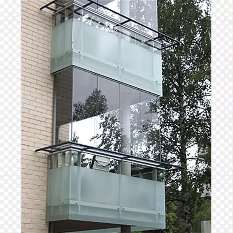 钢化玻璃幕墙阳台采光玻璃
