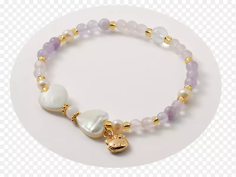 紫水晶珍珠项链-项链