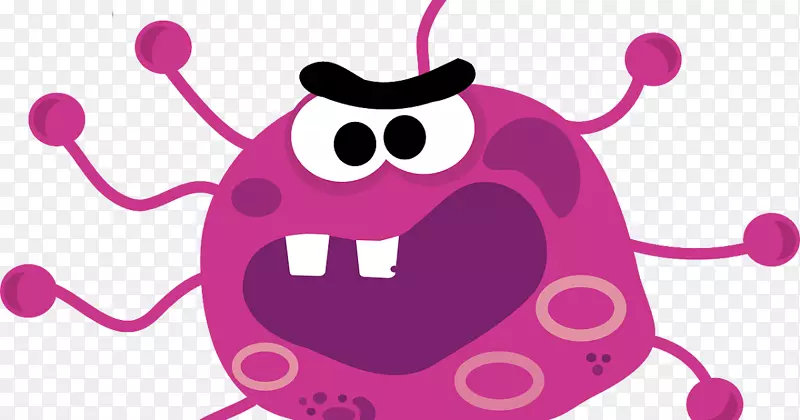 疾病病毒的细菌细胞结构理论-红色毛状病毒